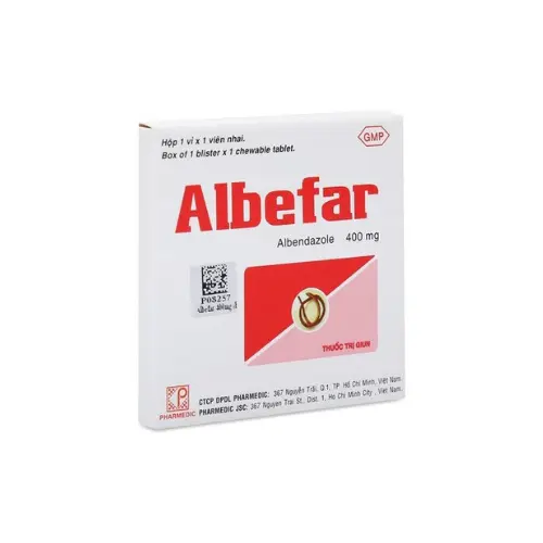 Albefar albendazol 400mg pharmedic (h/1v)
