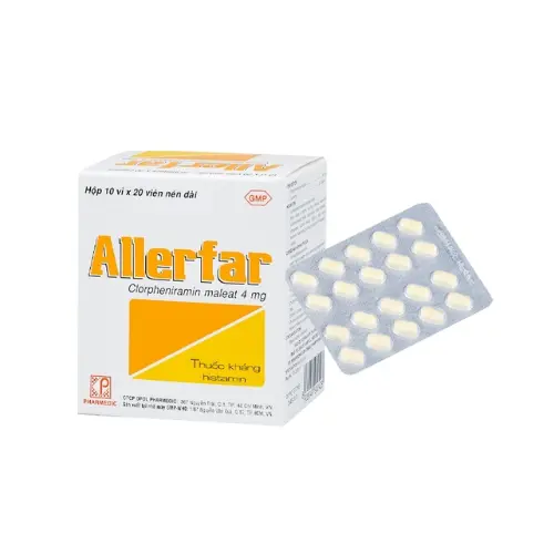 Allerfar clorpheniramin 4mg pharmedic (h/200v)