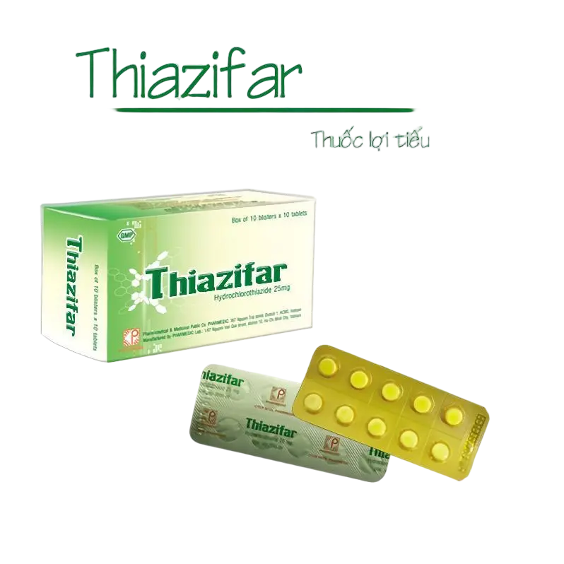 Thiazifar hydroclothiazid 25mg pharmedic (h/100v)