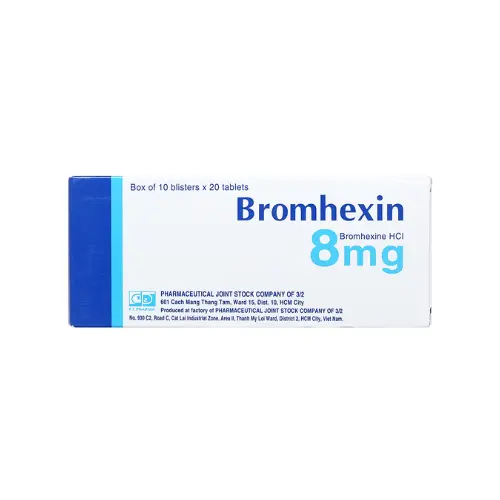 [SP00010] Bromhexfar bromhexin 8mg pharmedic (h/100v)