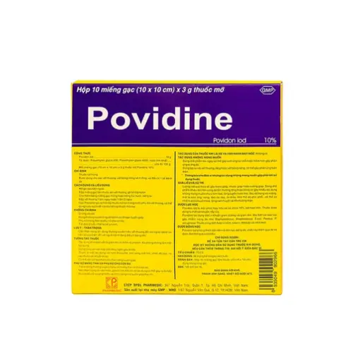 [SP00032] Gạc povidine 10cm x 10cm pharmedic (h/10m)